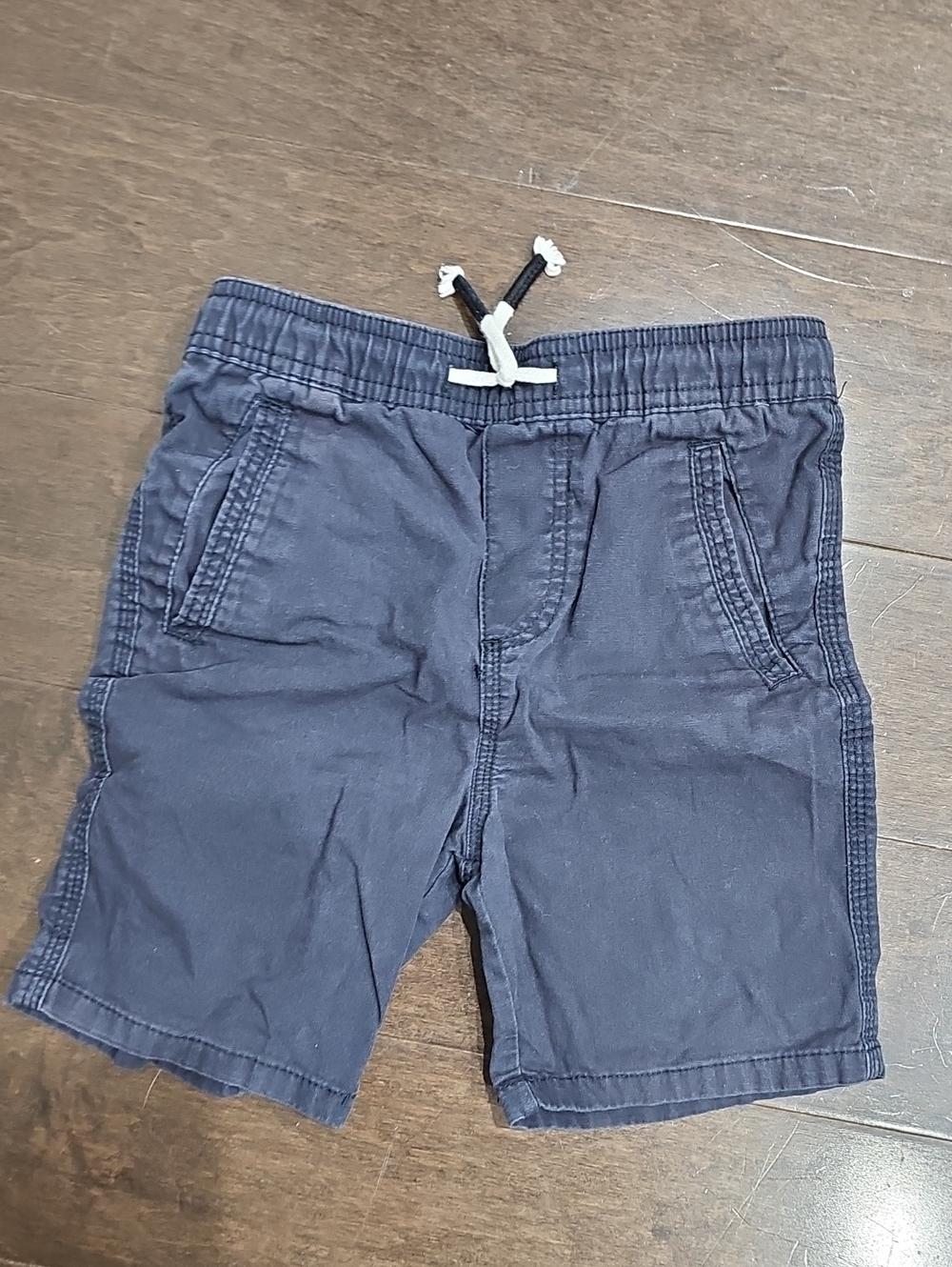 Kids Navy Drawstring Shorts